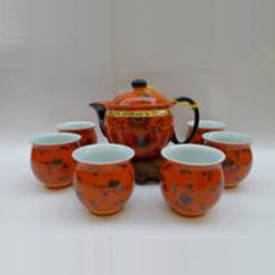 Ying Kee Tea House Red Lotus Tea Set