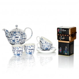 Hong Kong Mandarin Oriental Hotel Faux Tea Set with Two Tea Tins