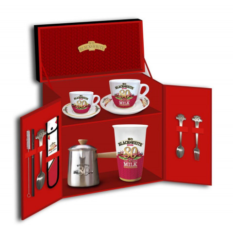 Black & White 80th Anniversary Version Hong Kong Style Milk Tea Set