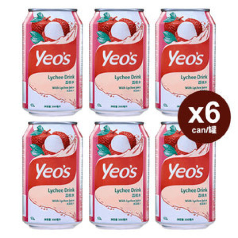 Yeo Hiap Seng Yeo's Lychee Drink 300ml x 6 cans