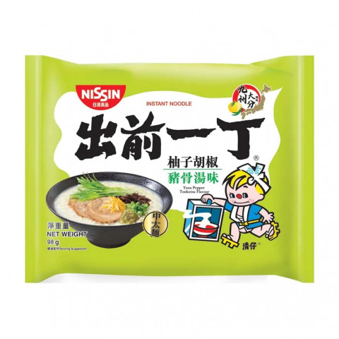 日清 出前一丁 即食麵 柚子胡椒豬骨湯味 100g