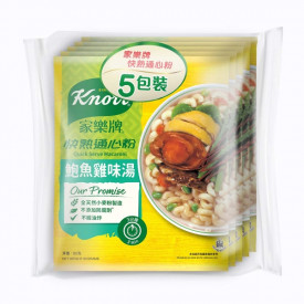 クノール（Ｋｎｏｒｒ）　マカロニ　アワビ鶏スープ　５袋