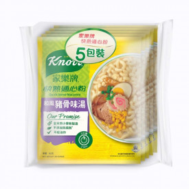 クノール（Ｋｎｏｒｒ）　マカロニ　豚骨スープ　５袋