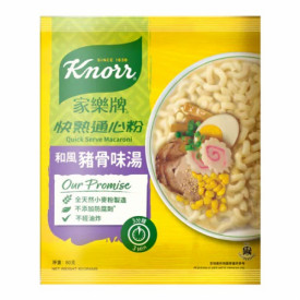 クノール（Ｋｎｏｒｒ）　マカロニ　豚骨スープ　４袋