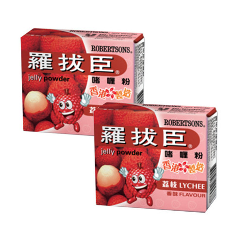 Robertsons Jelly Powder Lychee Flavor 80g 2 pieces
