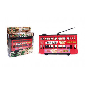 Sun Hing Toys Hong Kong Tram Red Color 13.5cm x 16cm x 3.9cm