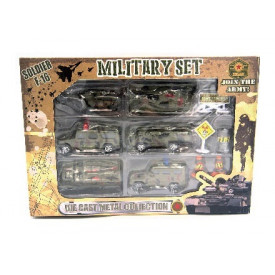 Sun Hing Toys Military Car Toy Set 6 Cars