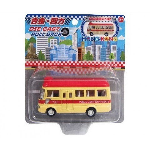新興玩具　香港のミニバス（レッド）　ミニ版