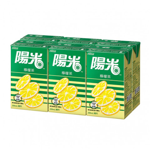 陽光 檸檬茶 250毫升 x 6包