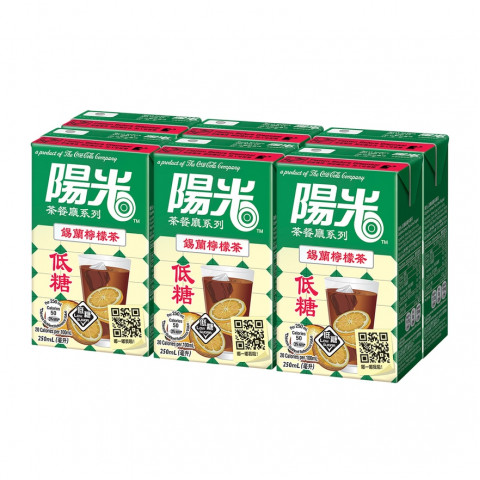 陽光 錫蘭檸檬茶 低糖 250毫升 x 6包