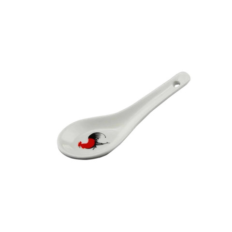Chicken Pattern Three Curved Spoon 2 pieces