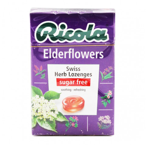 Ricola Herb Lozenges Elderflowers Flavoured 45g