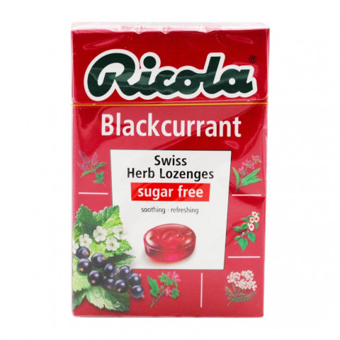 Ricola Herb Lozenges Blackcurrant Flavoured 45g