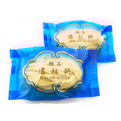 安利製麺廠　帆立貝麺（太麺）　２袋