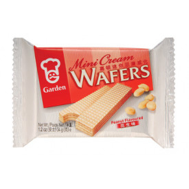 Garden Mini Cream Wafers Peanut Flavoured 34g