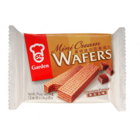 Garden Mini Cream Wafers Chocolate Flavoured 34g