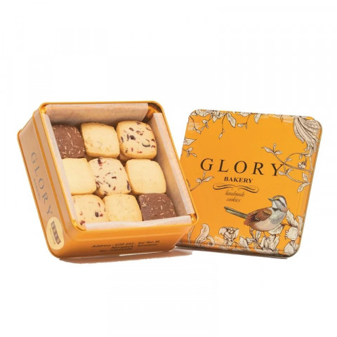 Glory Bakery 4味曲奇禮盒 溫馨茶聚 320克
