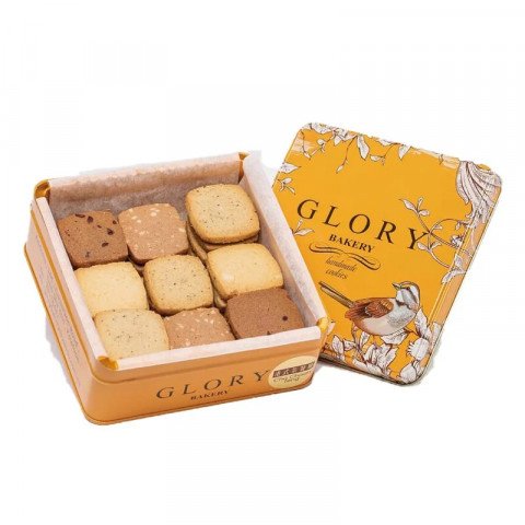 Glory Bakery 4味曲奇禮盒 港式茶餐廳 320克