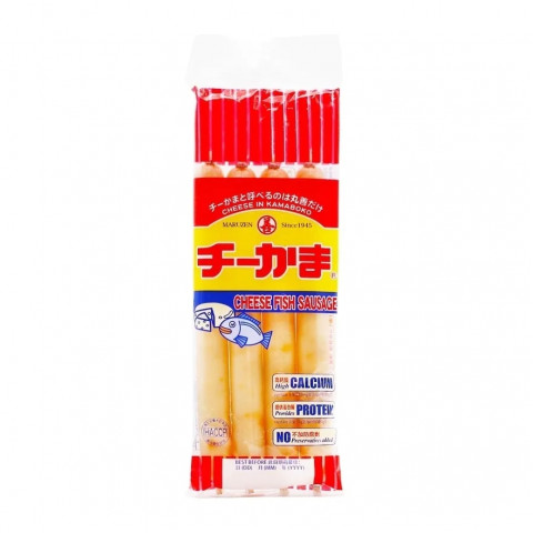 Maruzen Brand Cheese Fish Meat Sausage 30g x 4 pieces