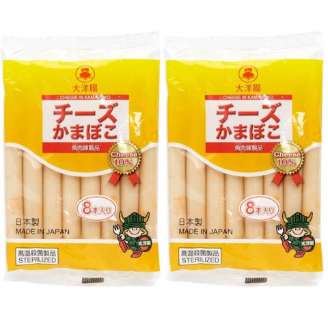 Taiyo Cheese Fish Meat Sausage 14g x 16 pieces