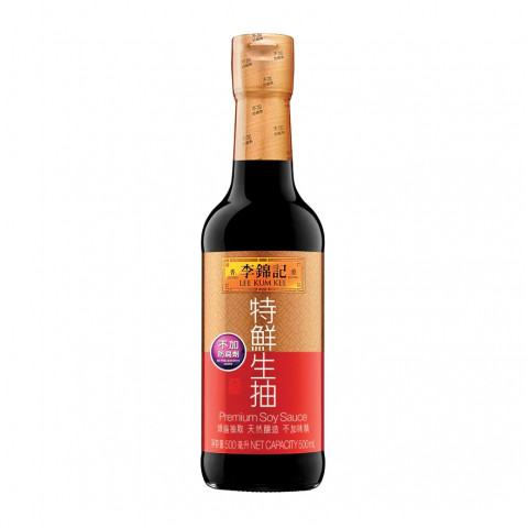 李錦記　醤油（着色料不使用）　５００ｍｌ