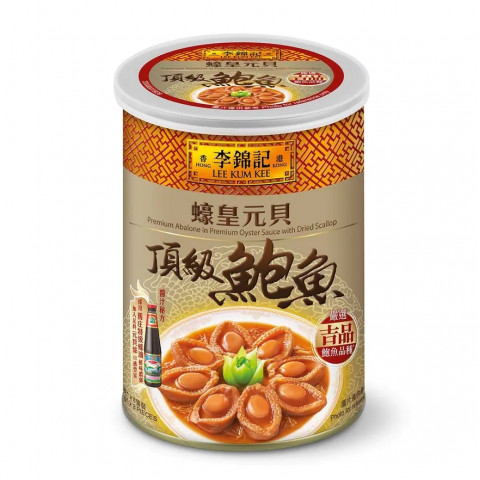 Lee Kum Kee Premium Abalone in Premium Oyster Sauce with Dried Scallop 8 pieces