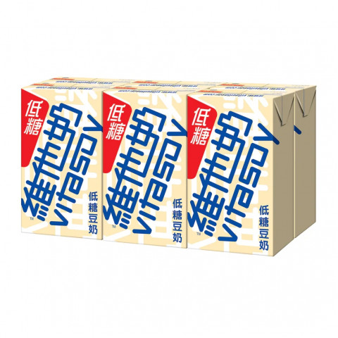 Vitasoy Original Soyabean Milk Low Sugar 250ml x 6 packs
