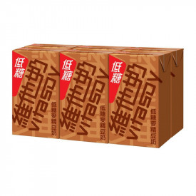 維他奶（ＶＩＴＡＳＯＹ）　麦芽豆乳　低糖　２５０ｍｌ × ６本