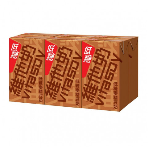 維他奶（ＶＩＴＡＳＯＹ）　麦芽豆乳　低糖　２５０ｍｌ × ６本