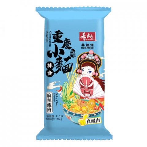 Sau Tao Chongqing Noodles Spicy Clam Flavour 115g