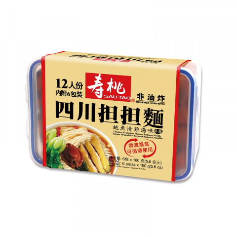 寿桃牌　担担麺　アワビ鶏スープ　１６０ｇ × ６玉