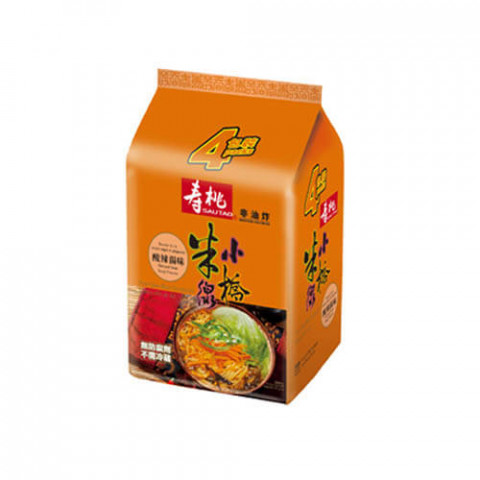Sau Tao Xiao Qiao Rice Vermicelli Hot and Sour Soup Flavour 215g x 4 packs