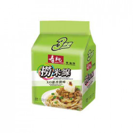 寿桃牌　乾麺（汁なし麺）　米線（ミーシェン、米麺）　ねぎ入りＸＯ醤味　２２５ｇ × ３袋