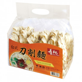 寿桃牌　刀削麺（平麺）　４００ｇ