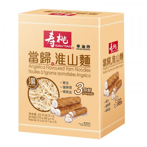 Sau Tao Yam Noodle Angelica Flavoured 90 x 3 packs