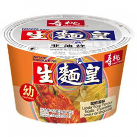 Sau Tao Instant Noodle King Thin Noodle Lobster Soup Flavour 75g x 4 bowls