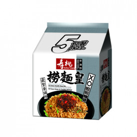寿桃牌　乾麺（汁なし麺）　ノンフライ　担担麺ＸＯ醤味　９５ｇ × ５袋