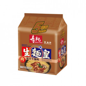 寿桃牌　どんぶり麺　細麺　牛腩（ブリスケット）味　７０ｇ × ５袋