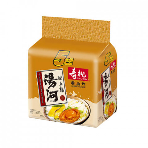 寿桃牌　湯河粉（クイティアオ）　汁有　アワビ鶏スープ　７５ｇ × ５袋