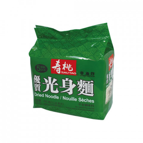 壽桃牌 光身麵 70克 x 5個