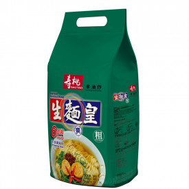 壽桃牌 生麵皇 粗麵 6個