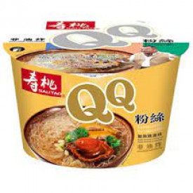 壽桃牌 QQ粉絲 碗裝 鮑魚雞湯味 72克 x 4碗