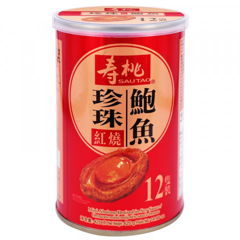 寿桃牌　醤油ミニアワビ缶詰　１２粒