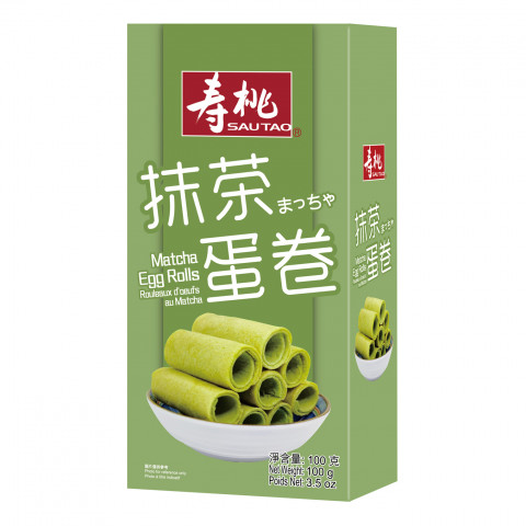 Sau Tao Matcha Egg Rolls 100g