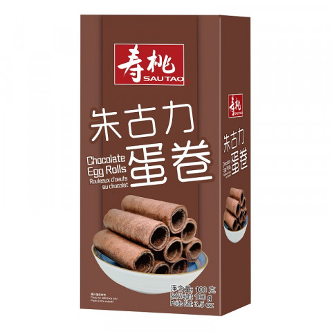 寿桃牌　鶏蛋巻（エッグロール）　チョコ味　１００ｇ