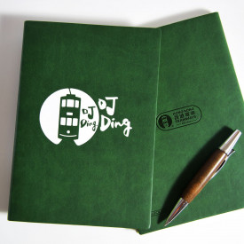HK Tramways Signature Lined Notebook A5 Green