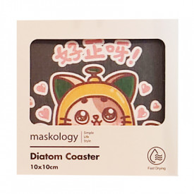 HK Tramways Diatom Coaster Ding Ding Cat Nice