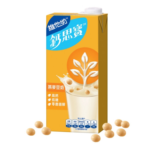 維他奶（ＶＩＴＡＳＯＹ）　鈣思寶　カルシウム強化　オーツ豆乳　１Ｌ