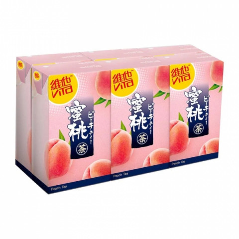 維他（ＶＩＴＡ）　桃茶　２５０ｍｌ × ６本