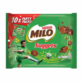 Milo Malted Chocolate Nuggets Fun Pack 15g x 10 packs